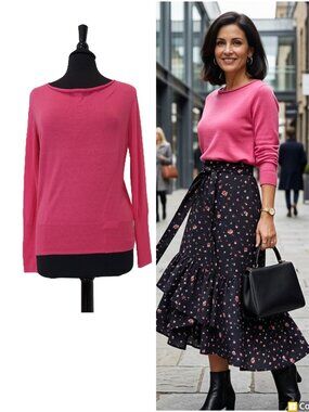 Calvin Klein Sweater SZ XS 55% Cotton 15% Wool 30% Acrylic